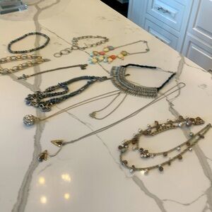 Variety of distinctive necklaces